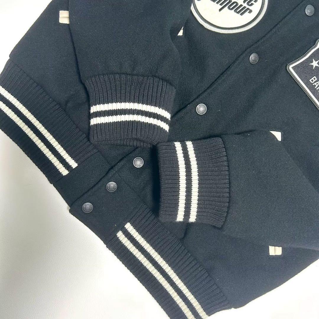 タ*シ様 HYSTERIC GLAMOUR スタジャン L ヒスガール ロゴ 刺