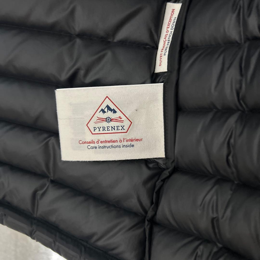 PYRENEX ブラック ダウンベスト美品M