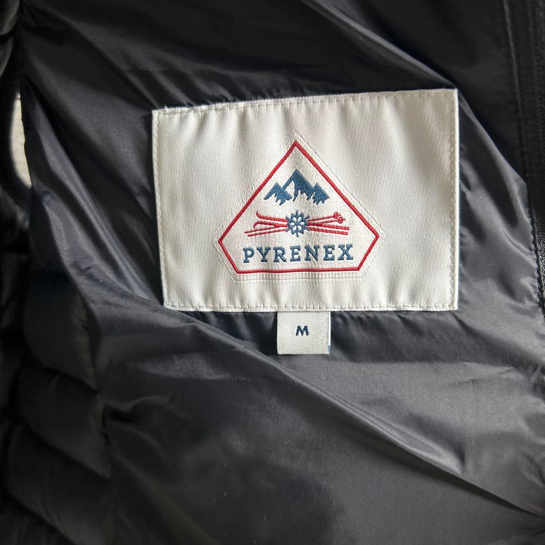PYRENEX ブラック ダウンベスト美品M