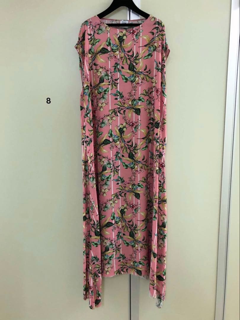 【VETEMENTS】PINK Floral ノースリーブ ワンピース