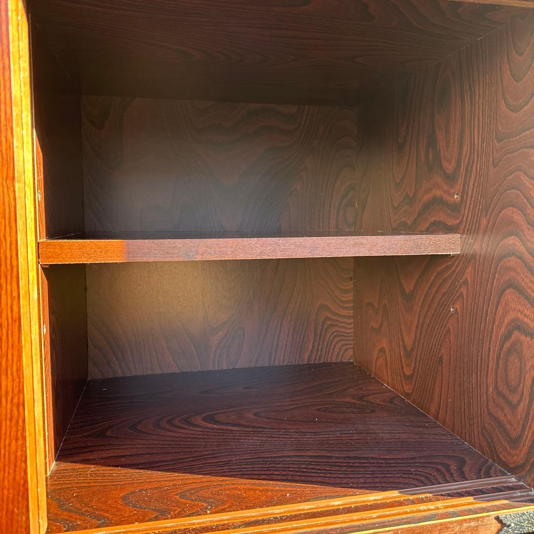 大川家具 ノダ工芸 けやき民芸 器棚 食器棚 高さ約180cm