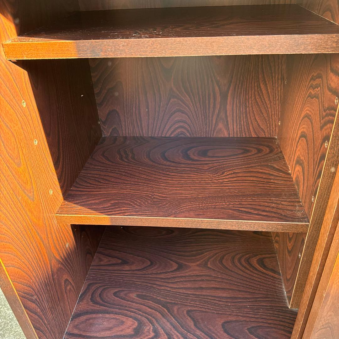 大川家具 ノダ工芸 けやき民芸 器棚 食器棚 高さ約180cm