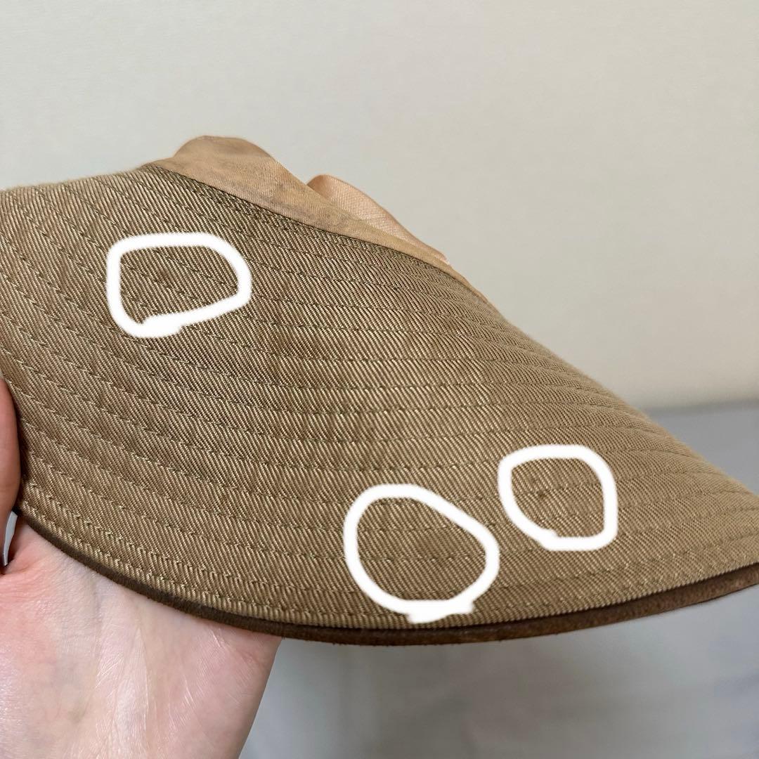 HERMES ベージュ バケットハット