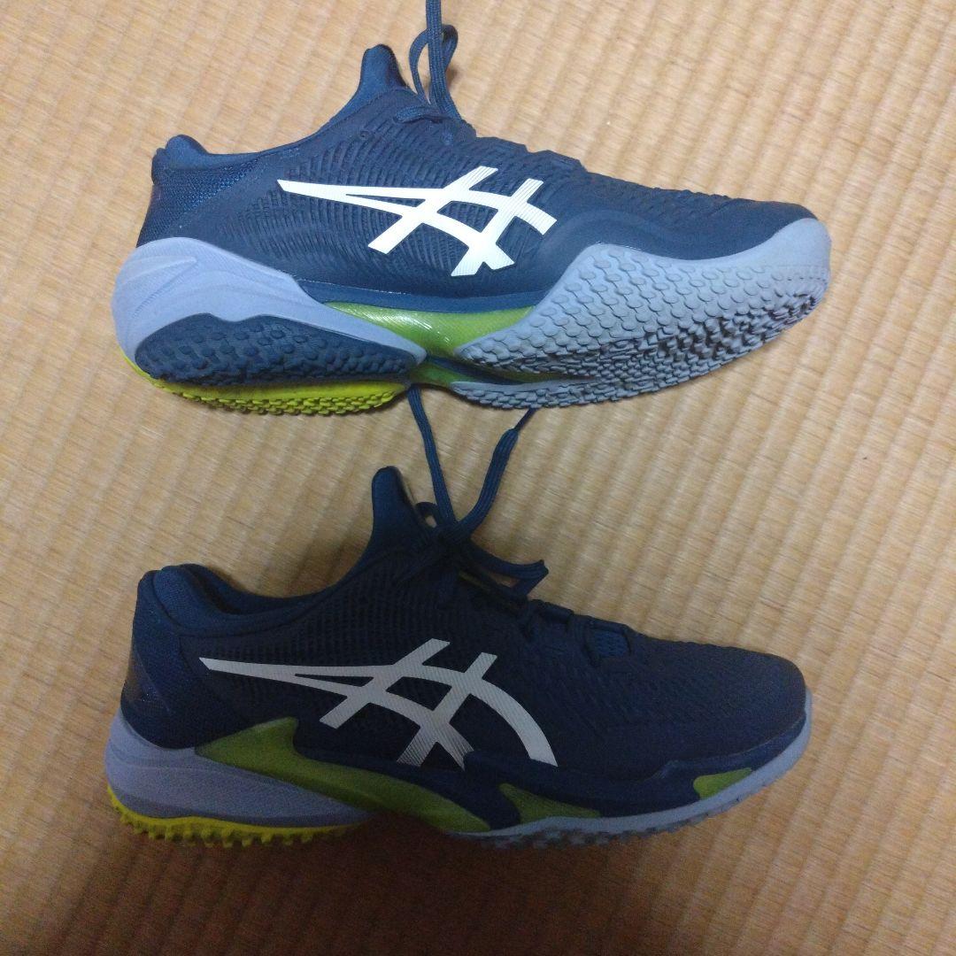 アシックステニスシューズ26.5オムニ、クレーコート用