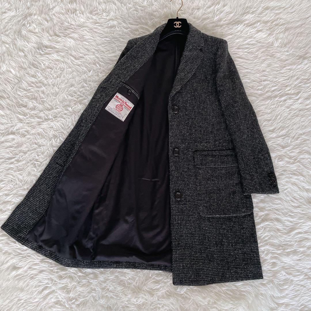 美品✨希少【マーガレットハウエル】ハリスツイード チェスターコート III 3