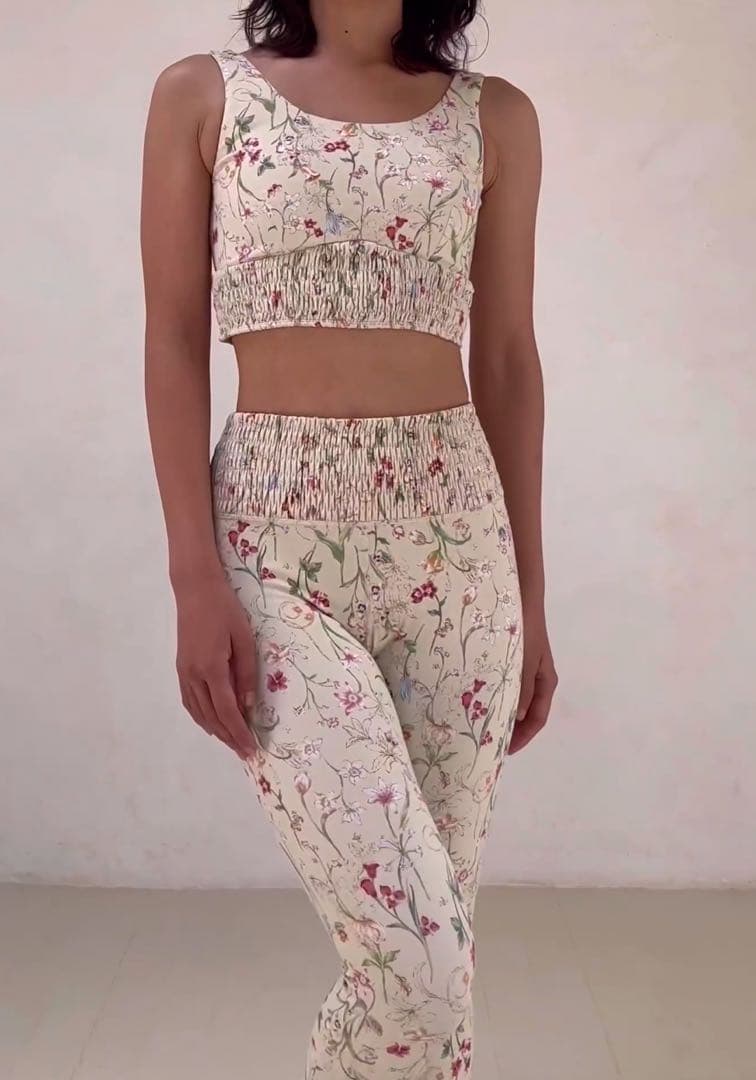 【SUKALA】ボタニカルシャーリングヨガウェア❤️レギンス上下セット❤️新品未使用