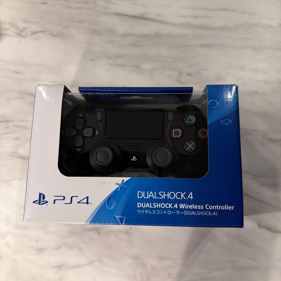 新品・未開封 コントローラー DUALSHOCK4 Jet Black