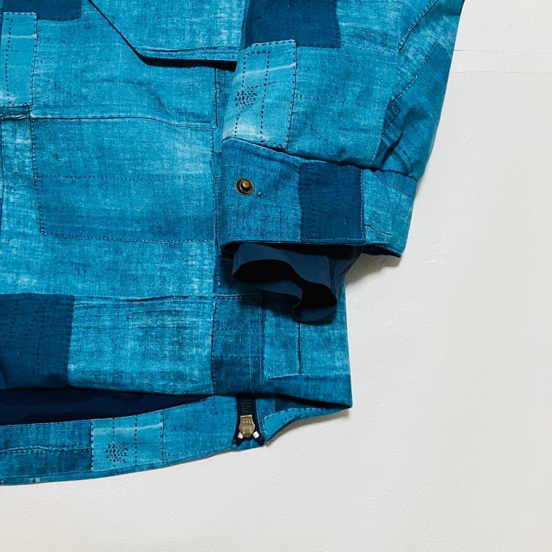 バートン　ゴアテックス　ジャケット　ファー付き　デニム柄　ZENANA JK S