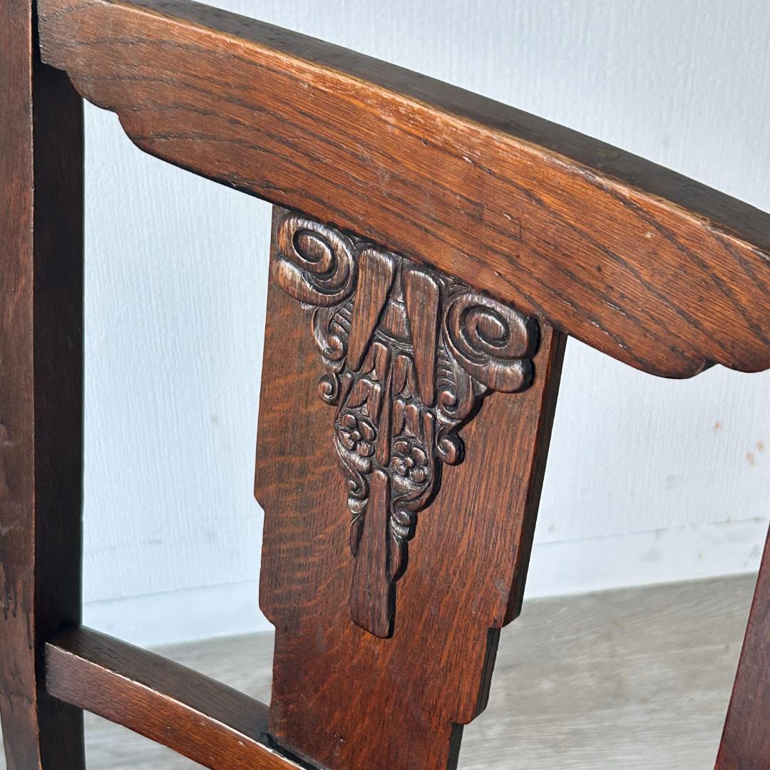 イギリス アンティーク 家具 ダイニング チェア 椅子 424A