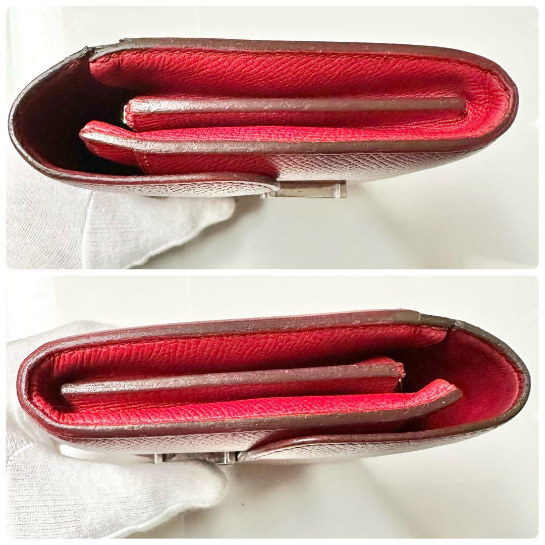 YAMA エルメス コンスタンスロング 長財布 エプソン ◻︎P刻印 赤