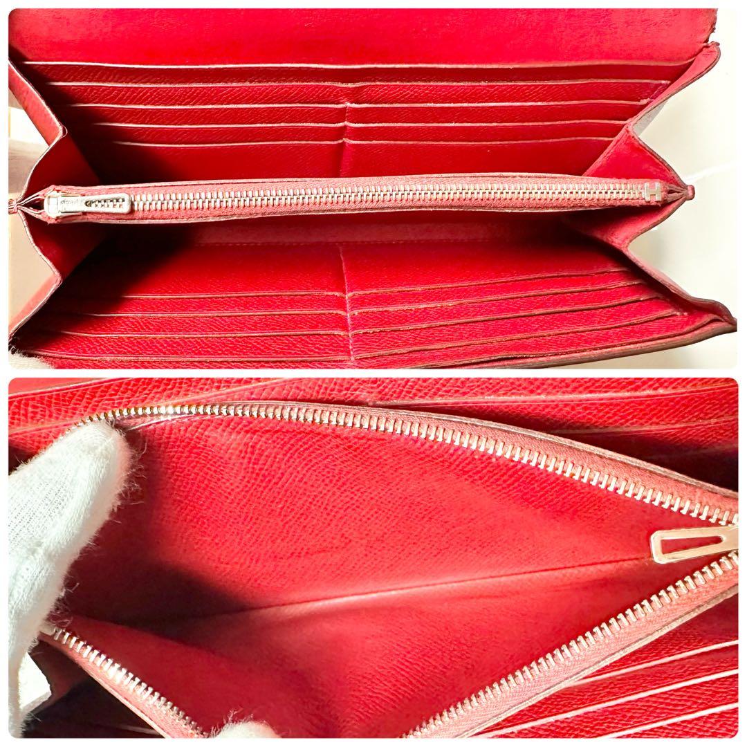 YAMA エルメス コンスタンスロング 長財布 エプソン ◻︎P刻印 赤