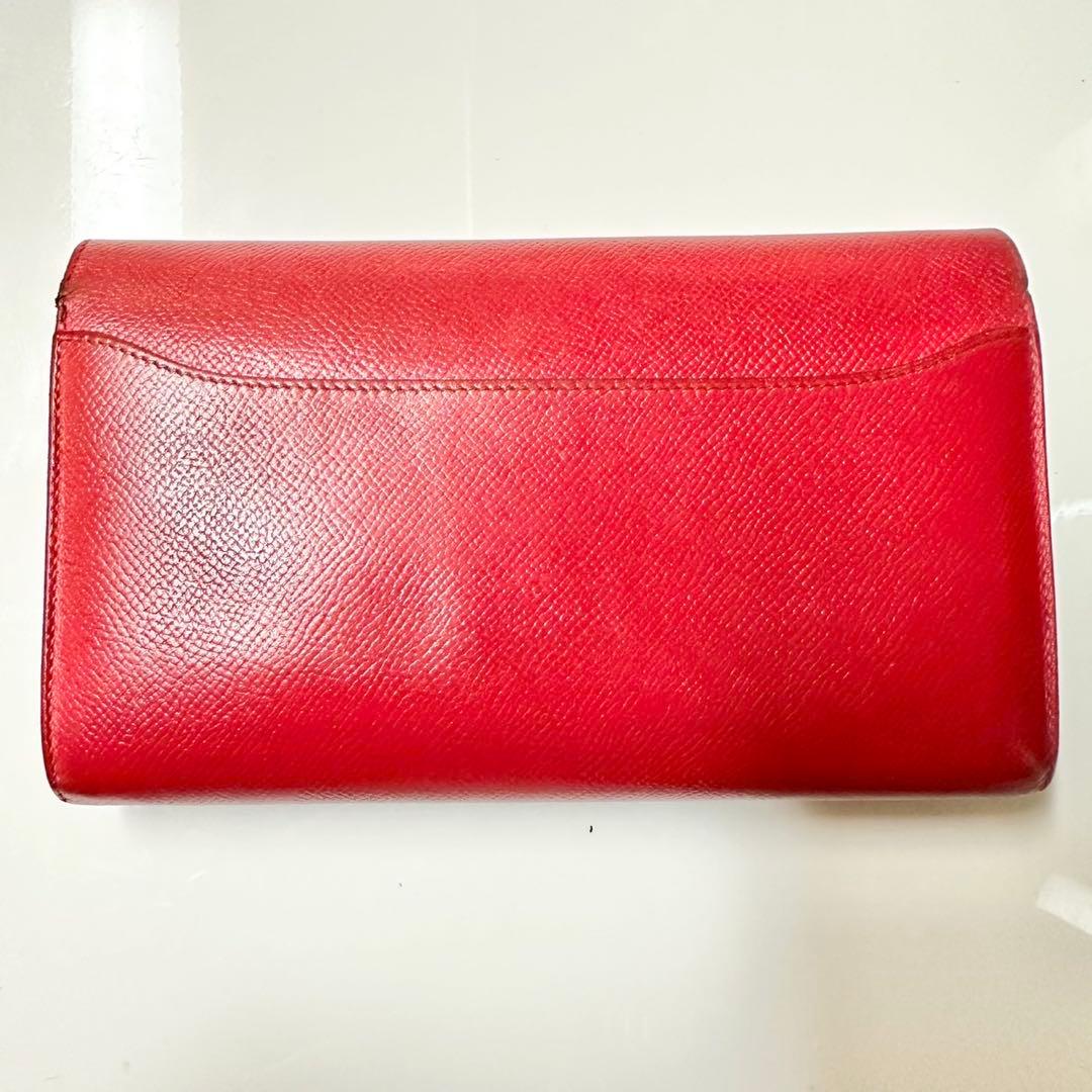 YAMA エルメス コンスタンスロング 長財布 エプソン ◻︎P刻印 赤