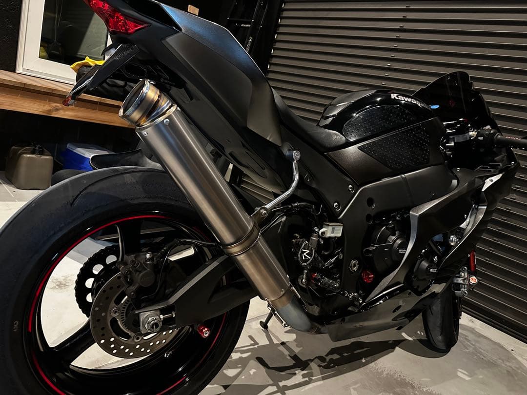 zx-10r（2021年〜）用、フルチタンアサヒナレーシングマフラー