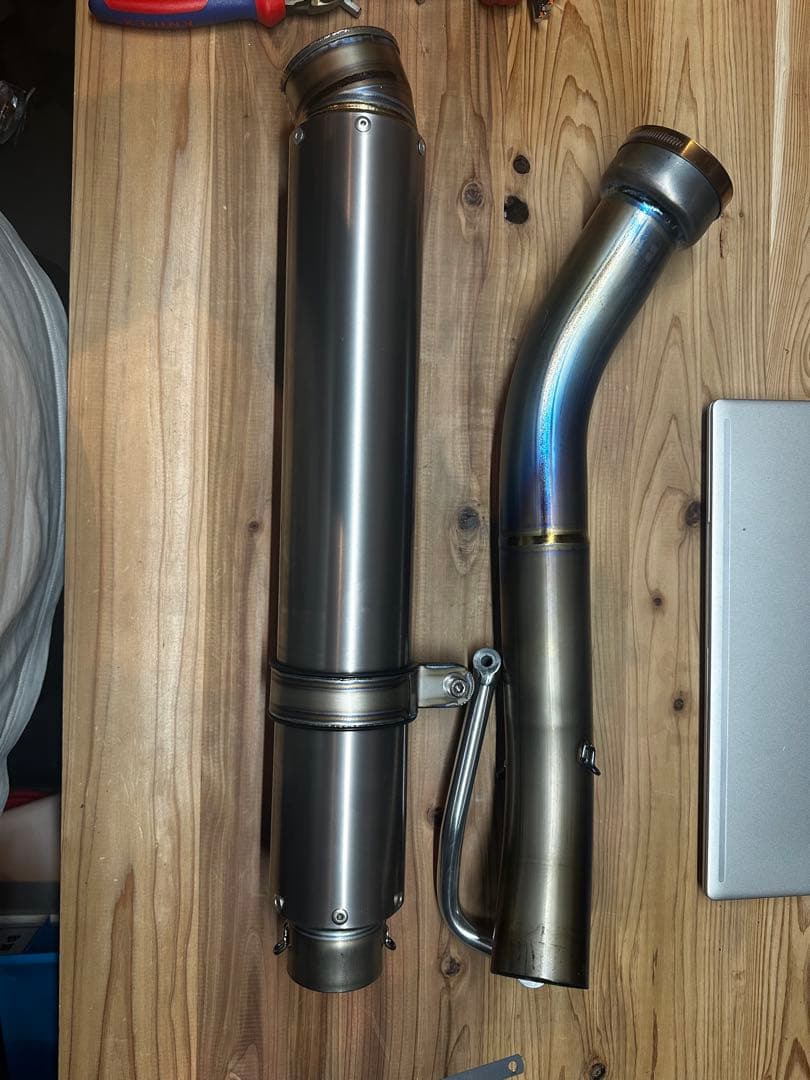 zx-10r（2021年〜）用、フルチタンアサヒナレーシングマフラー