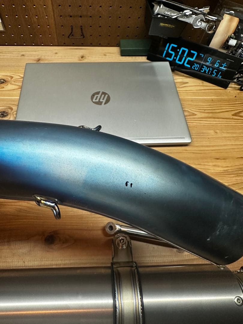 zx-10r（2021年〜）用、フルチタンアサヒナレーシングマフラー