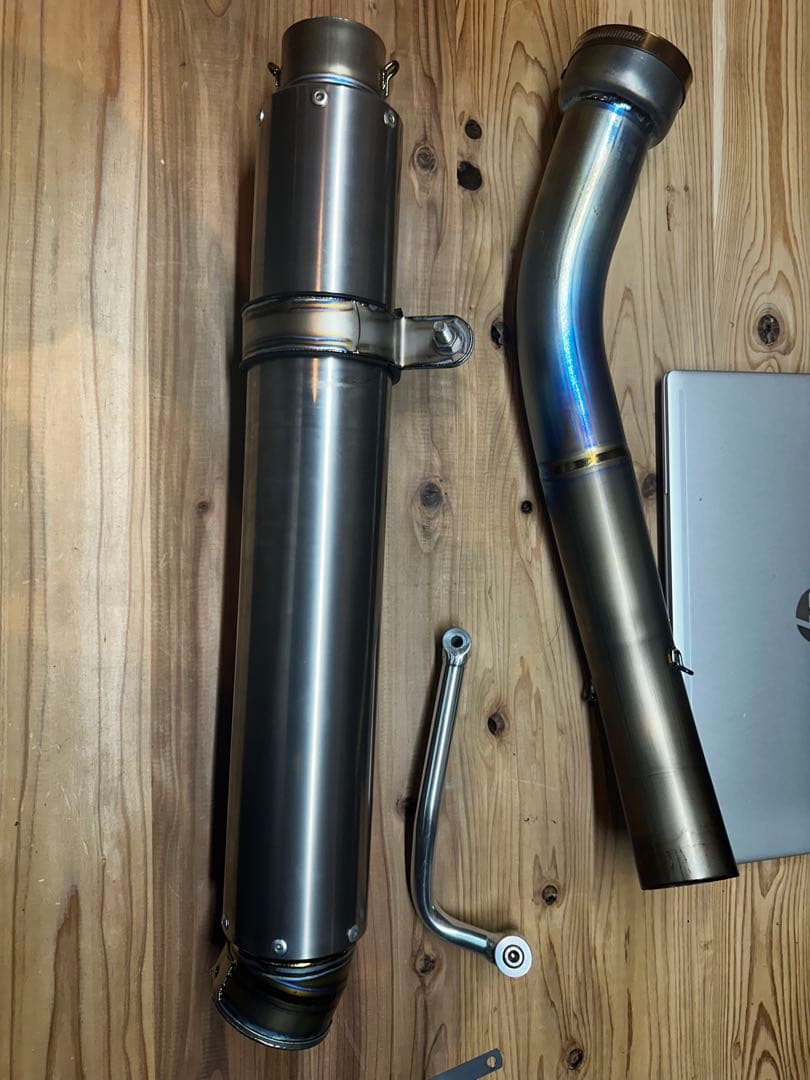 zx-10r（2021年〜）用、フルチタンアサヒナレーシングマフラー