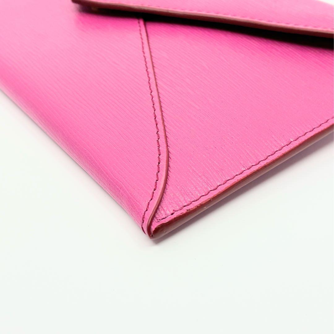 【箱付き】PRADA プラダ レザー ピンク 長財布 A1355A2