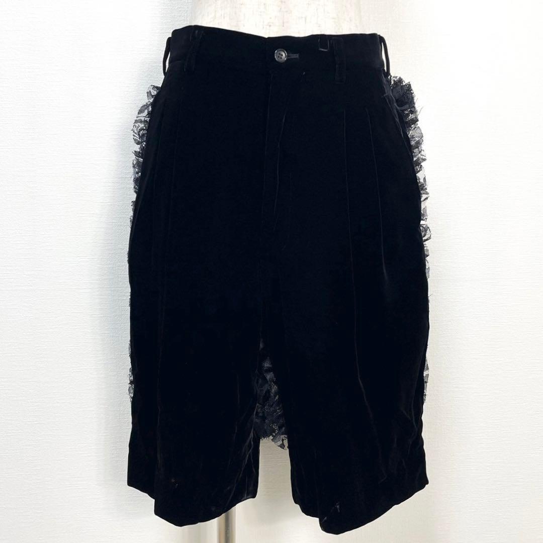 希少✨️ COMME des GARÇONS AD2015 ベロア ハーフパンツ