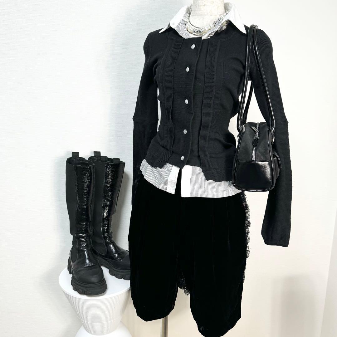 希少✨️ COMME des GARÇONS AD2015 ベロア ハーフパンツ