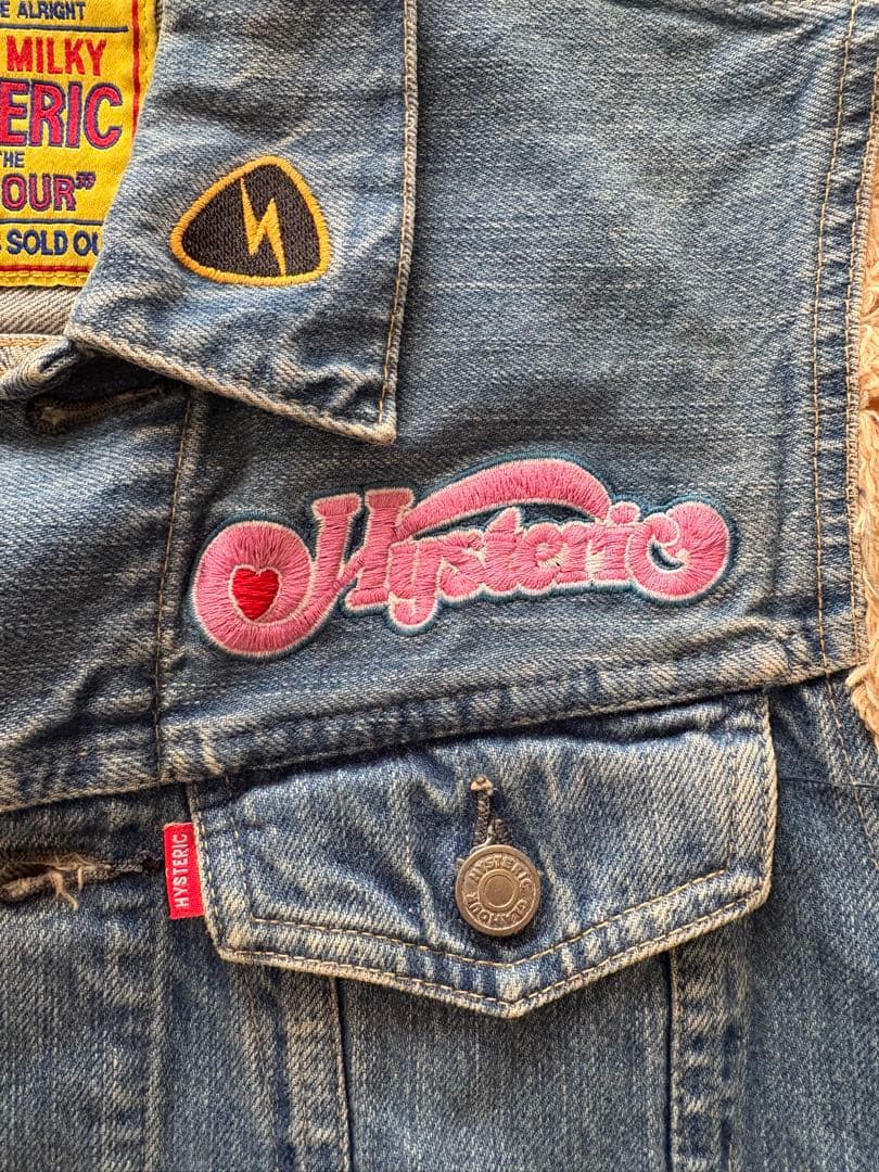 Hysteric Glamour ノースリーブジーンズベスト　平成　ギャル