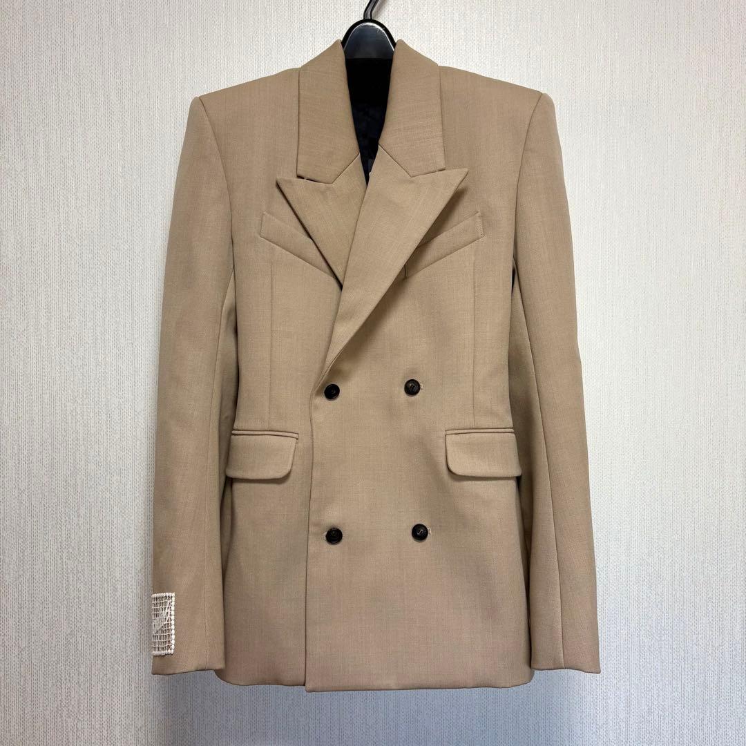 EGONLAB 25SS ベージュフィットダブルジャケット