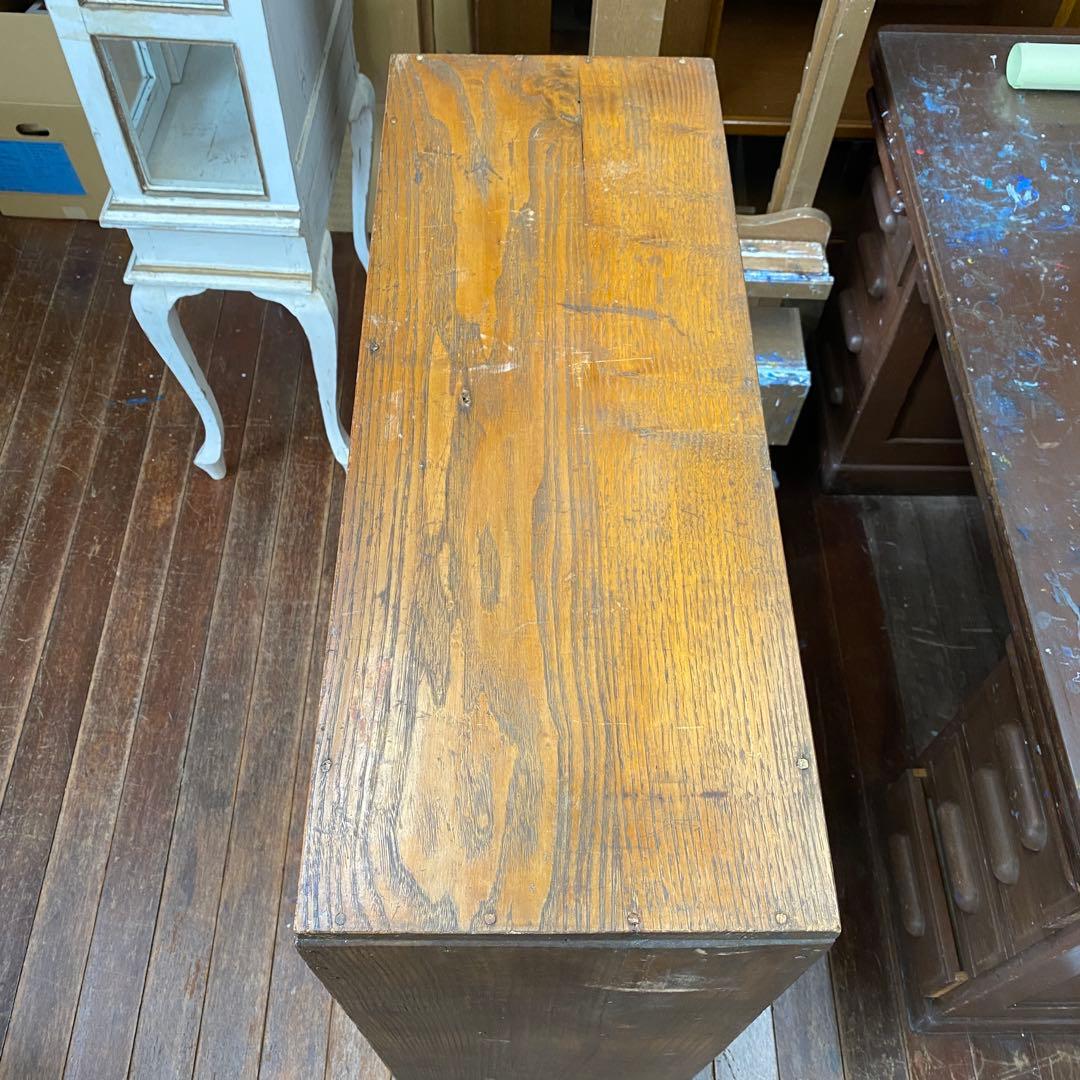 【引取で8600円引き】昭和レトロ 木製キャビネット ガラス扉付き 引き出し付き