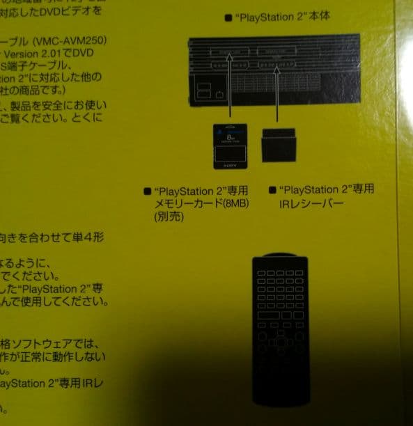 プレイステーションⅡ専用DVDリモートコントローラーキット