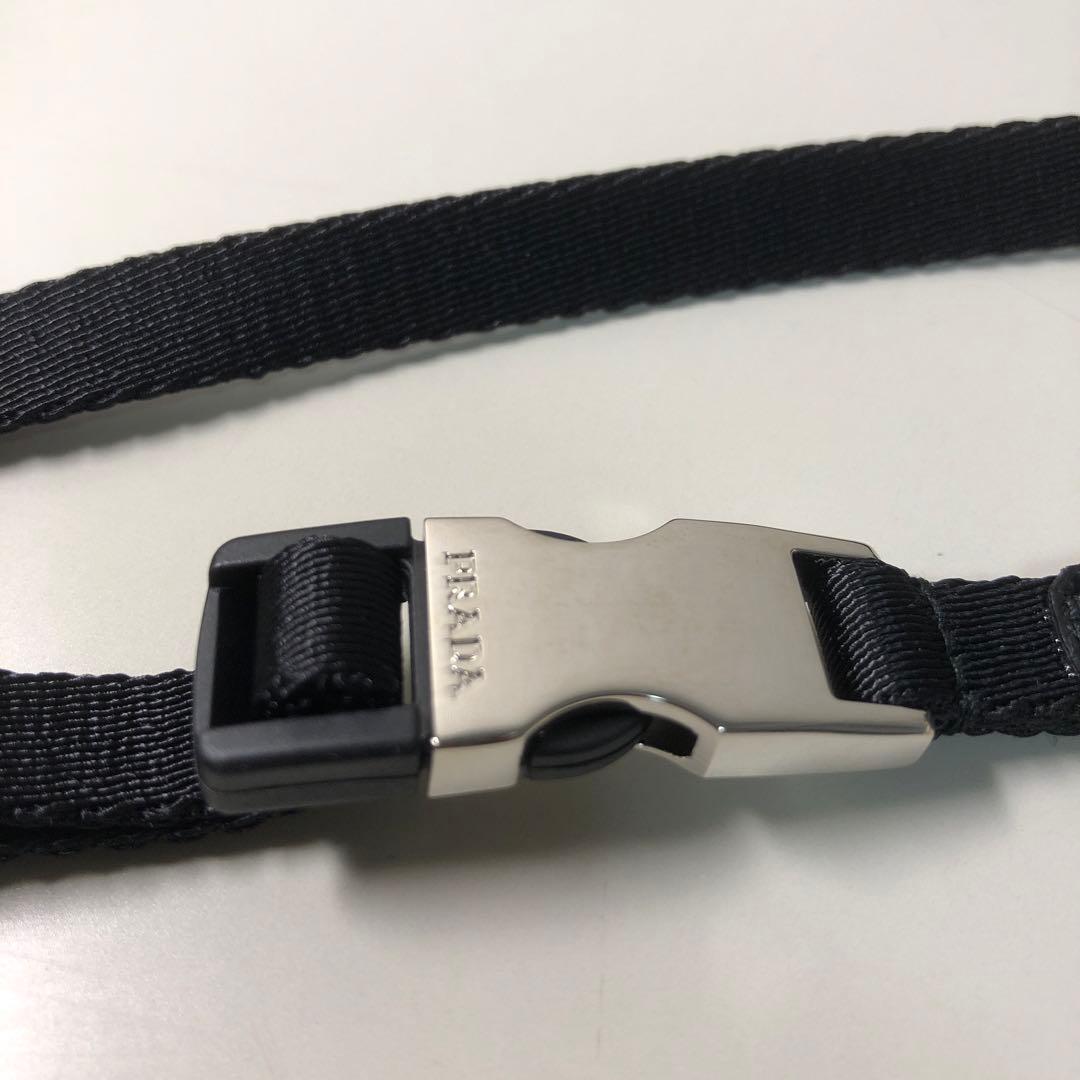 【最終値下】プラダ ナイロン ブラック AirPods キャリーストラップ