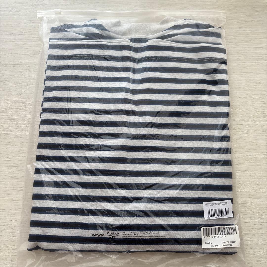 REEBOK everyone CLASSIC BORDER ロンT