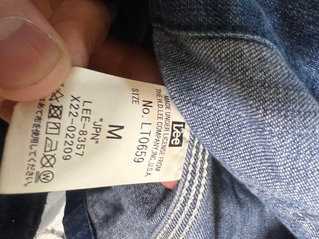 ボ*帳様 DUNGAREES ロコジャケット　デニムジャケット　ブルー　サイズM