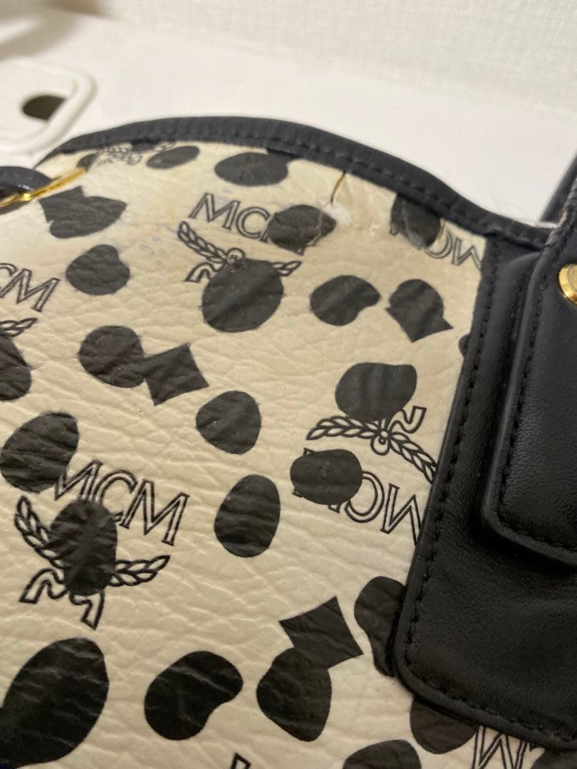 MCM ダルメシアン ポーチ付 A4収納可能トートバッグ