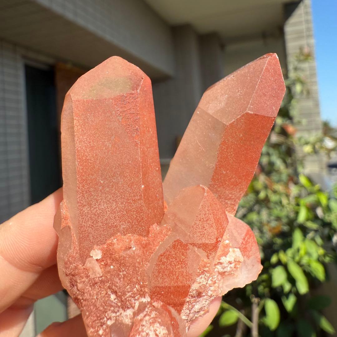 自然色　水晶クラスター モリオン　14個セット　1kg 水晶　原石　自然石c2