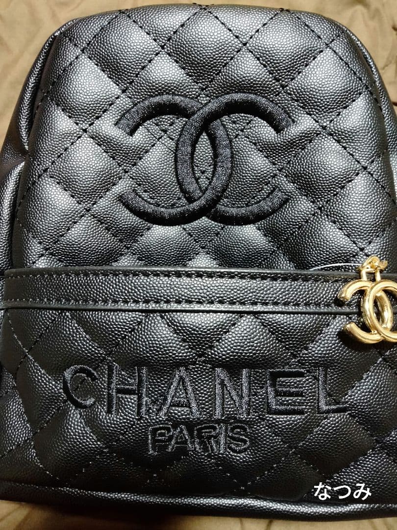 新品 シャネル ノベルティ ブラック リュック バッグ パック 説明欄を読んで