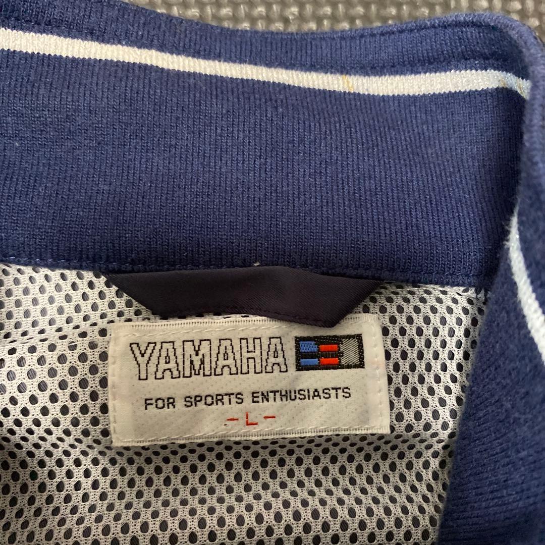 希少　YAMAHA ヤマハ　ナイロンジャケット　90s 当時物　ネイビー　紺色