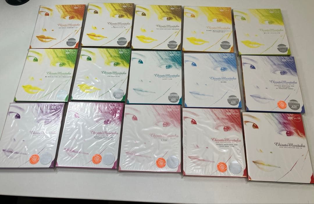 【未開封】森高千里　DVDコレクション全15巻コンプリート　入手困難非売品DVD