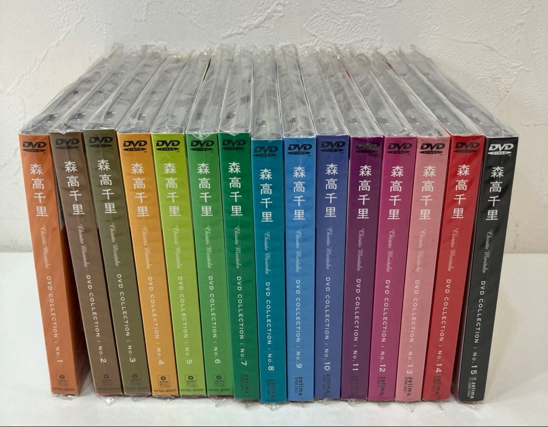 【未開封】森高千里　DVDコレクション全15巻コンプリート　入手困難非売品DVD