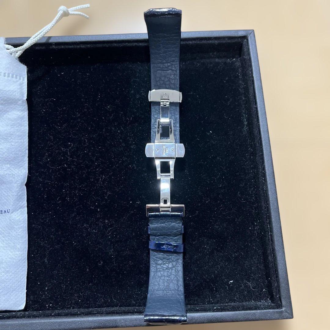 ジャンルソー アリゲーター 竹斑 裏材ラバー 時計ベルト オーダーメイド【白樺】