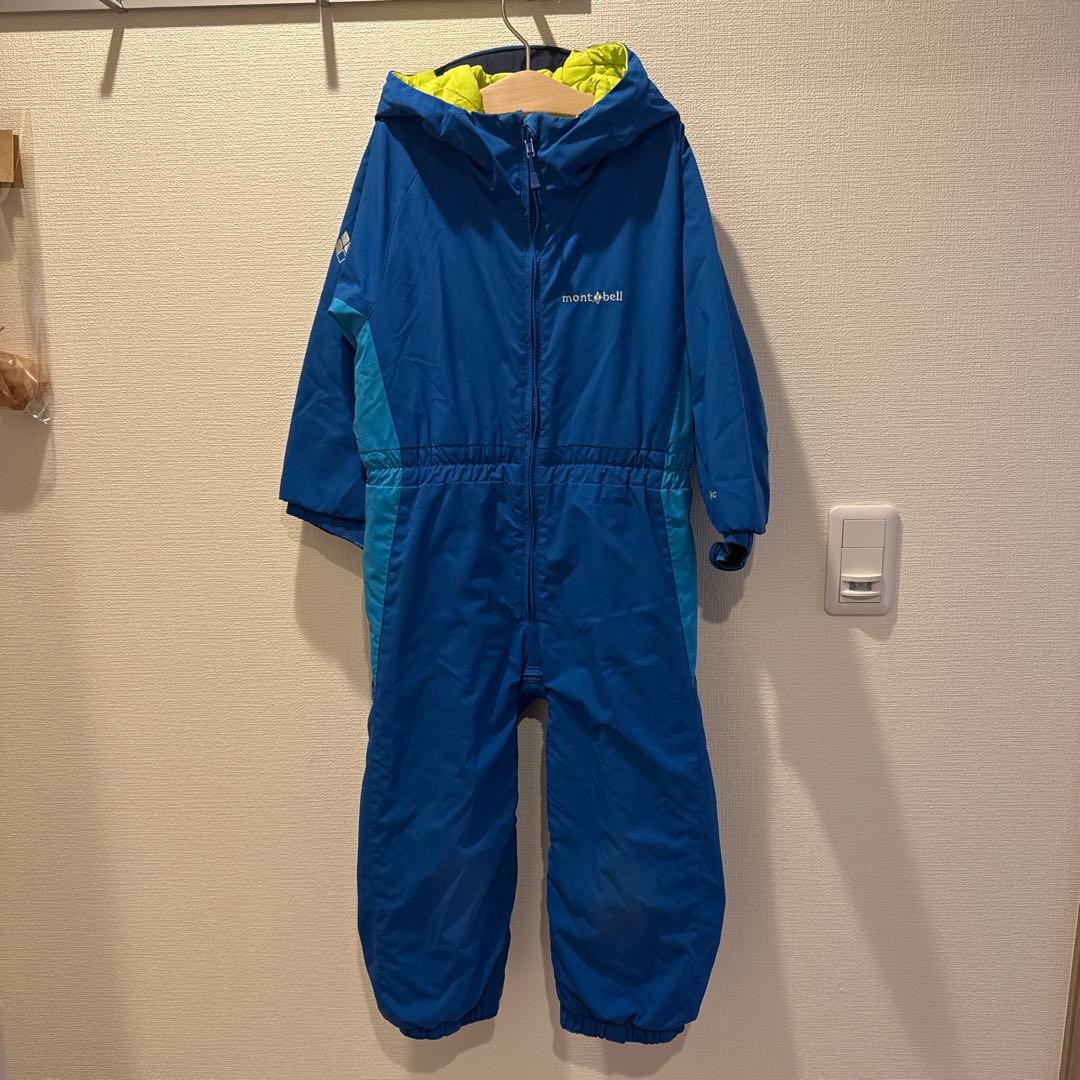 mont-bell スノーウエア　110 つなぎ　雪遊び