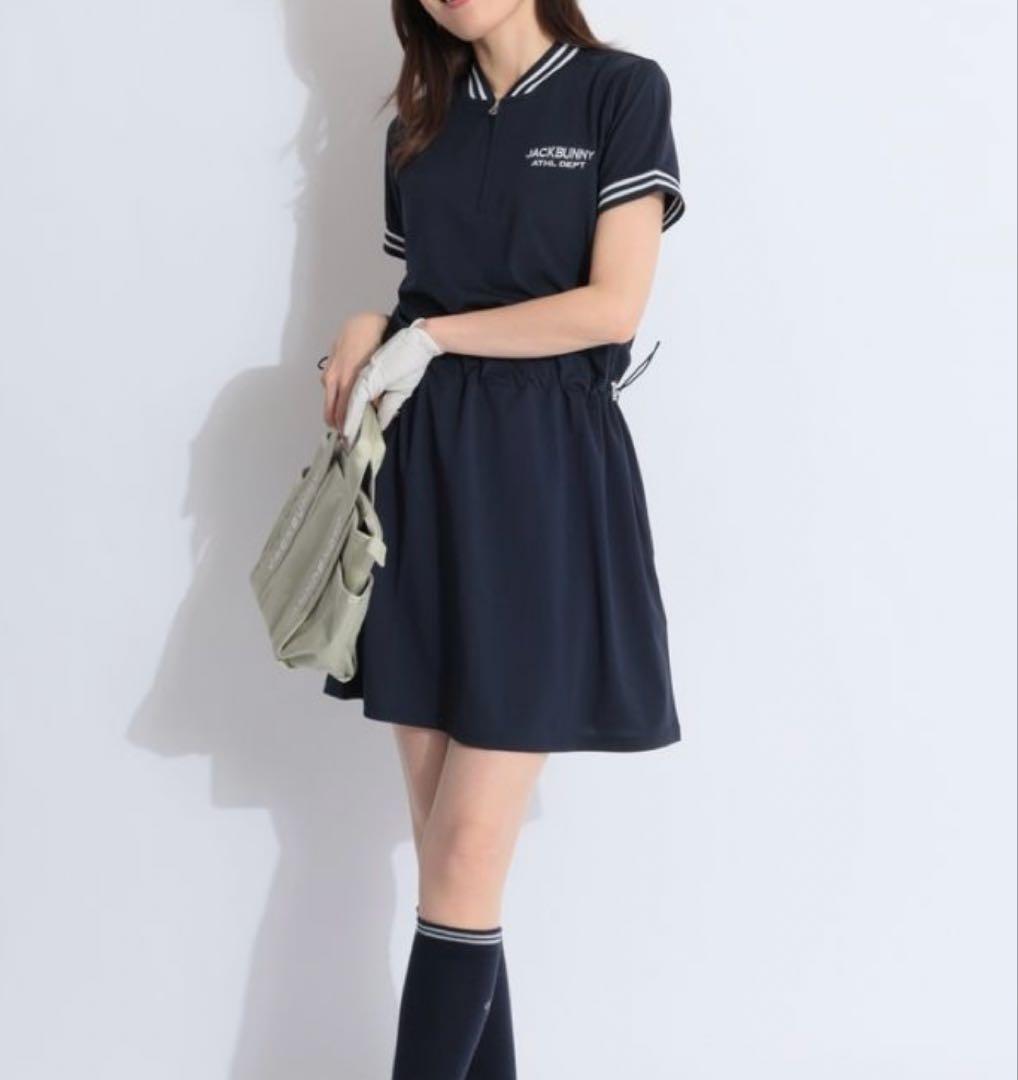 【新品】ジャックバニー　ネイビー ポロワンピース