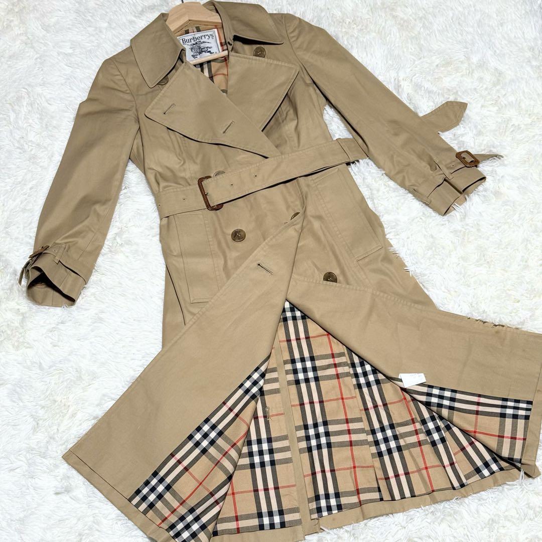 BURBERRY バーバリー トレンチコート ノバチェック ベージュ ベルト付き