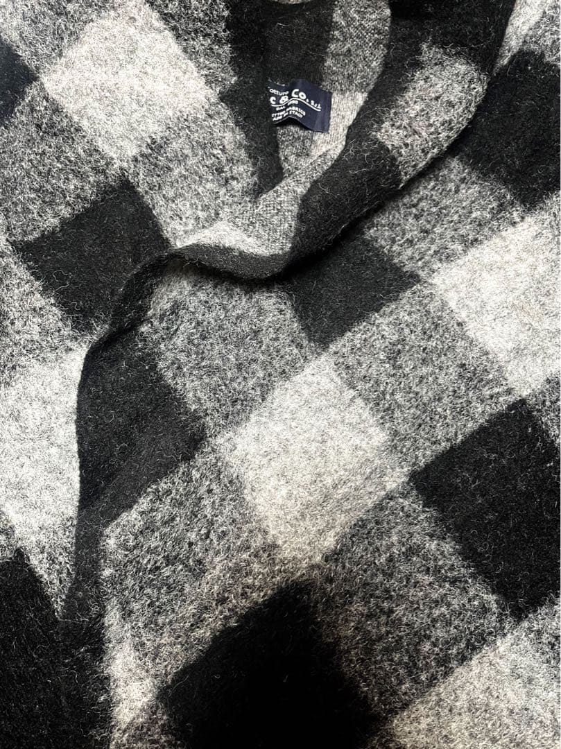 Mac&Co. チェック変形ウールジレ モード フレア 大きいサイズ