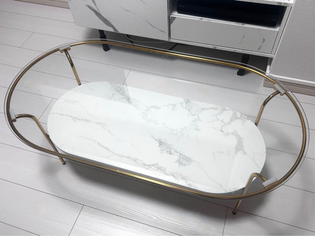 Francfranc レガートコーヒーテーブル L （取説付）