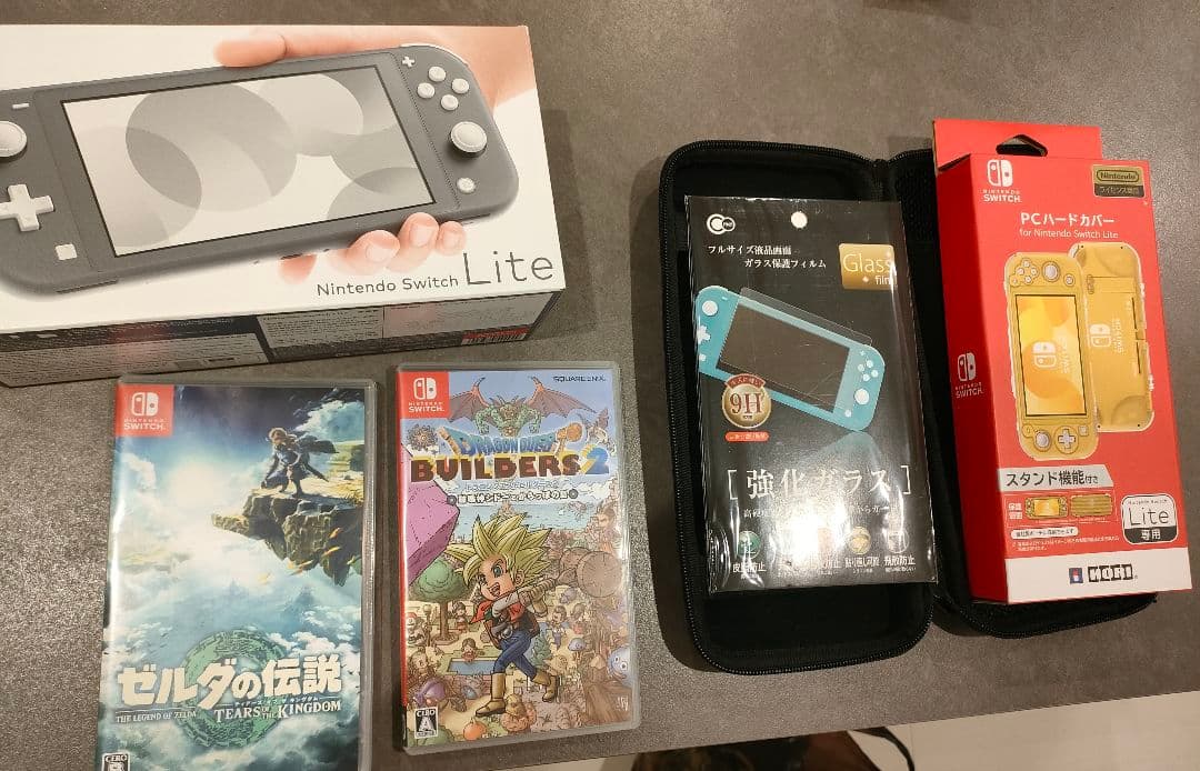 Nintendo Switch Lite 本体 グレー　セット