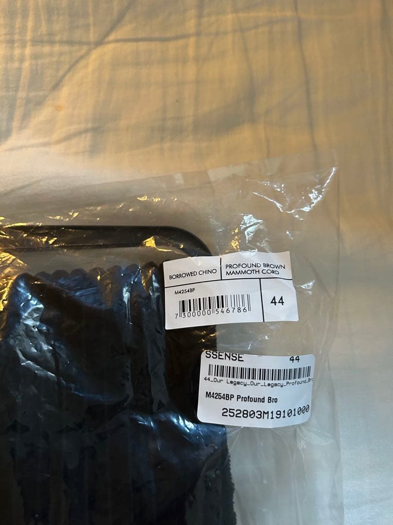 パンツ OUR LEGACY 25AW BORROWED CHINO Mammoth