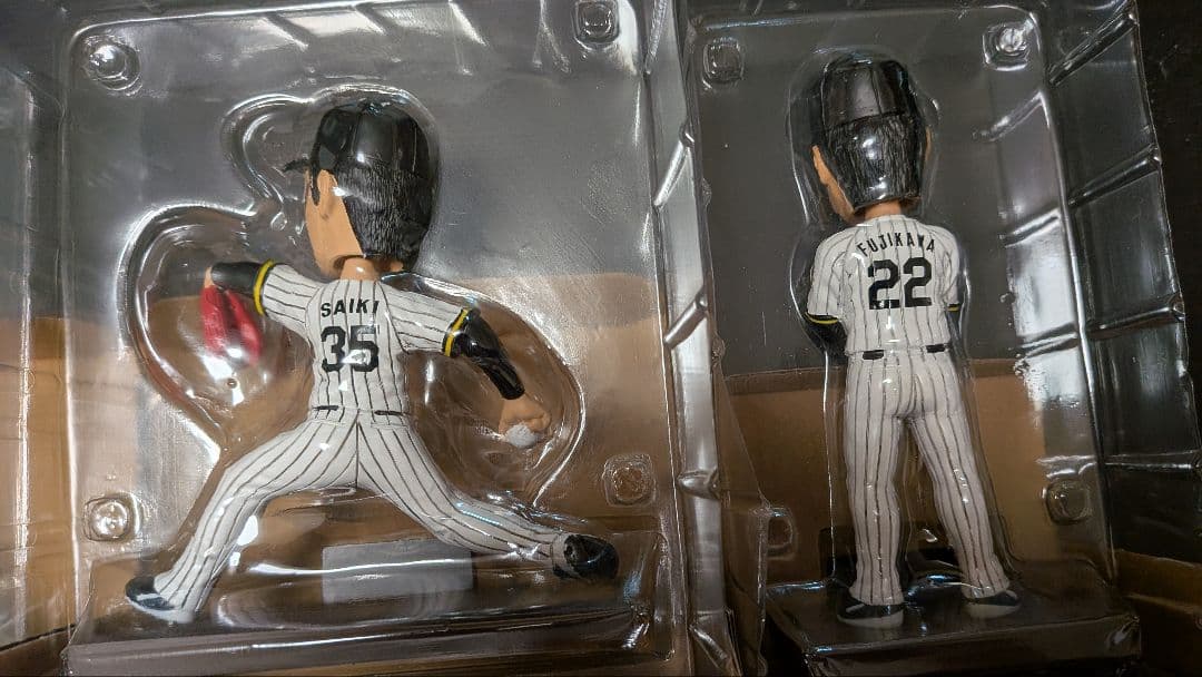 阪神タイガース ボブルヘッド 佐藤輝明 才木浩人 森下翔太 藤川球児 フィギュア