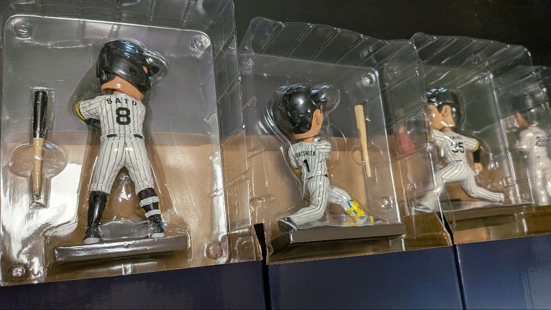 阪神タイガース ボブルヘッド 佐藤輝明 才木浩人 森下翔太 藤川球児 フィギュア