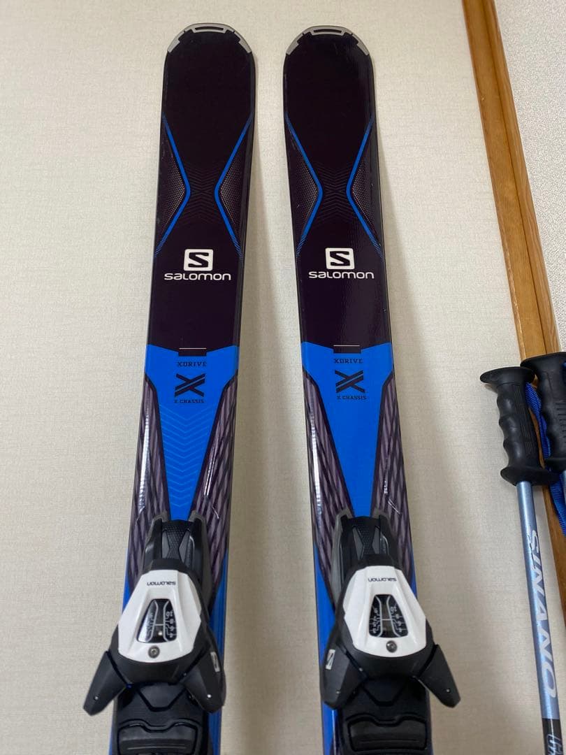 shouma salomon x-drive 7.5 スキー板 ストック