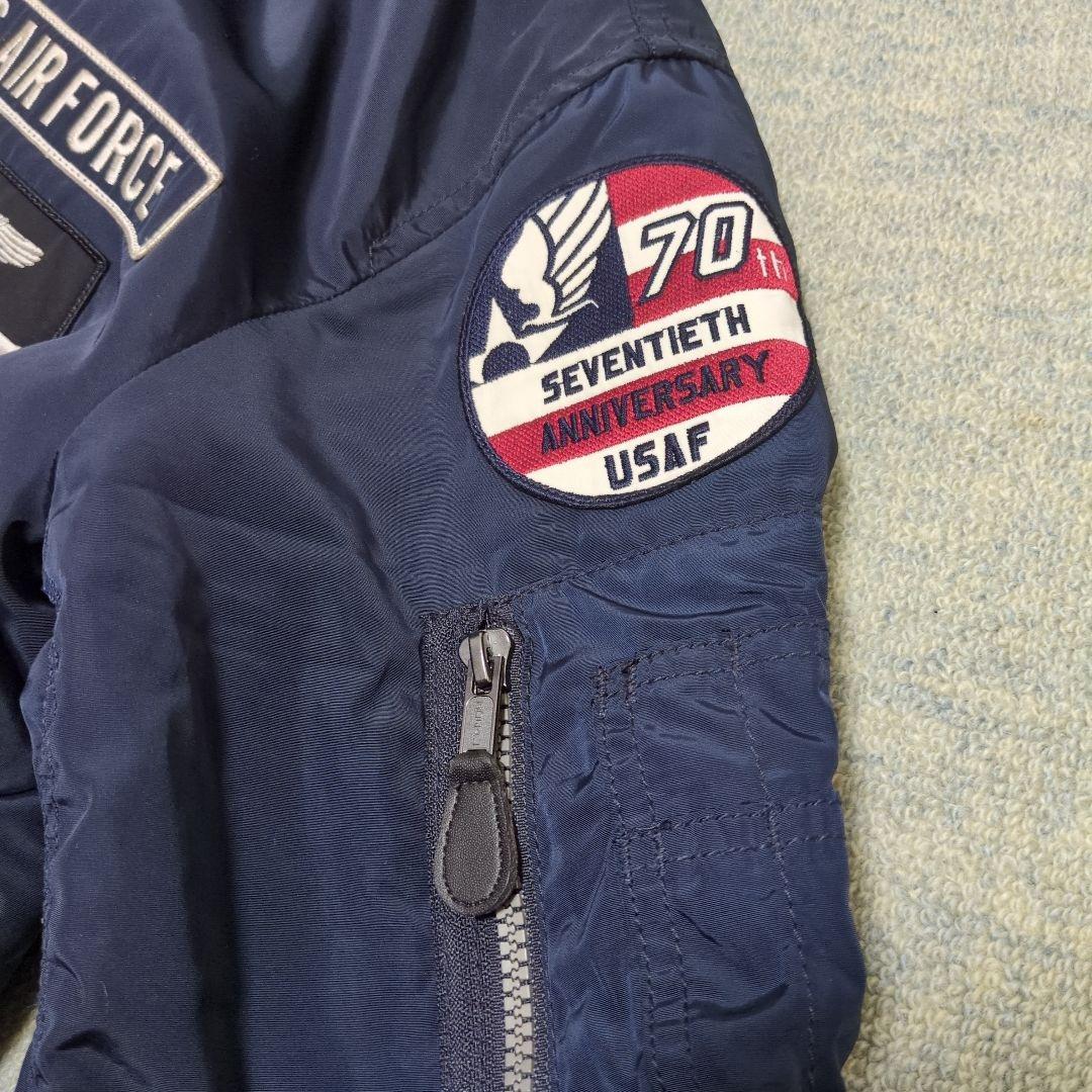 ✨希少モデル✨ アヴィレックス USAF 70周年記念 MA-1 ネイビー М