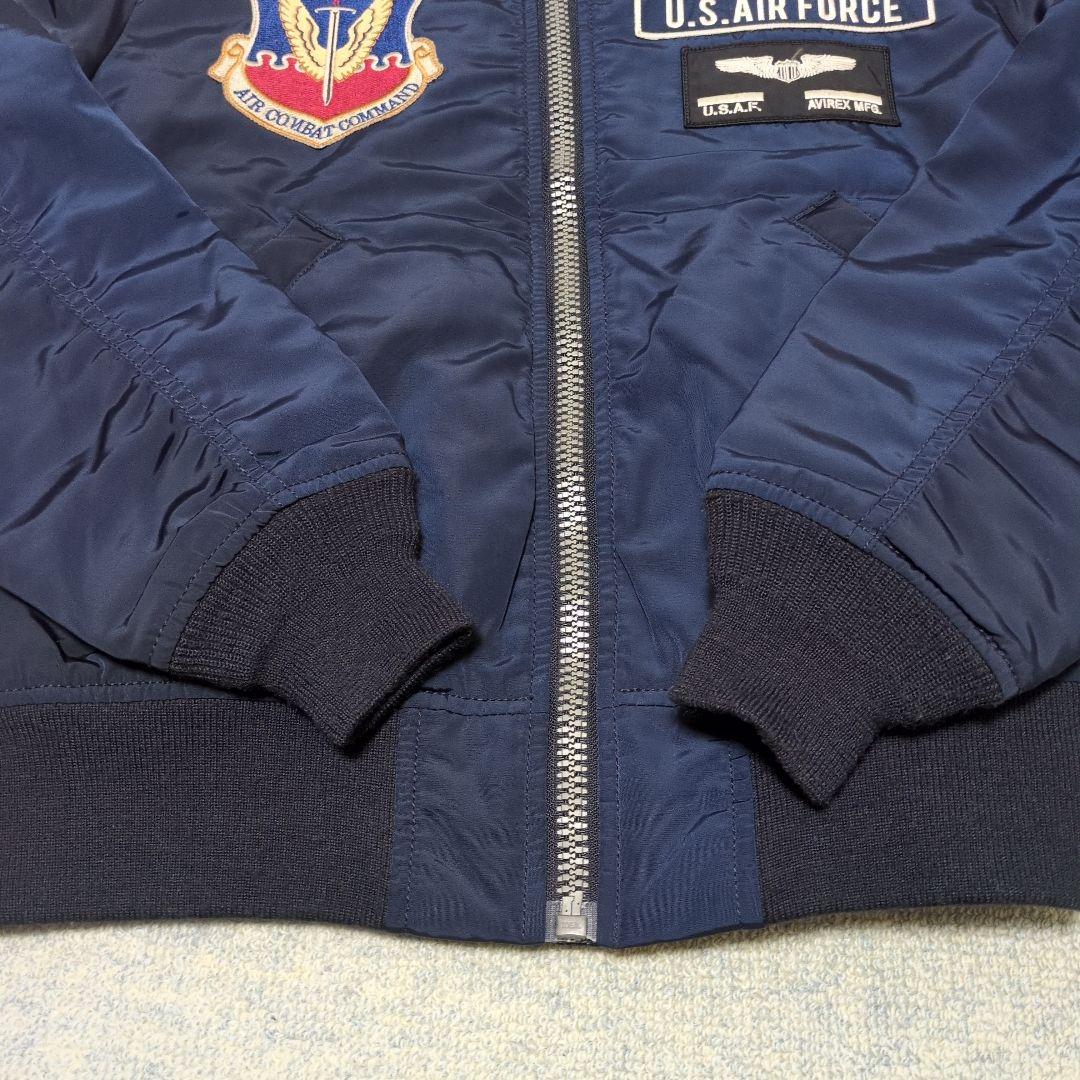 ✨希少モデル✨ アヴィレックス USAF 70周年記念 MA-1 ネイビー М