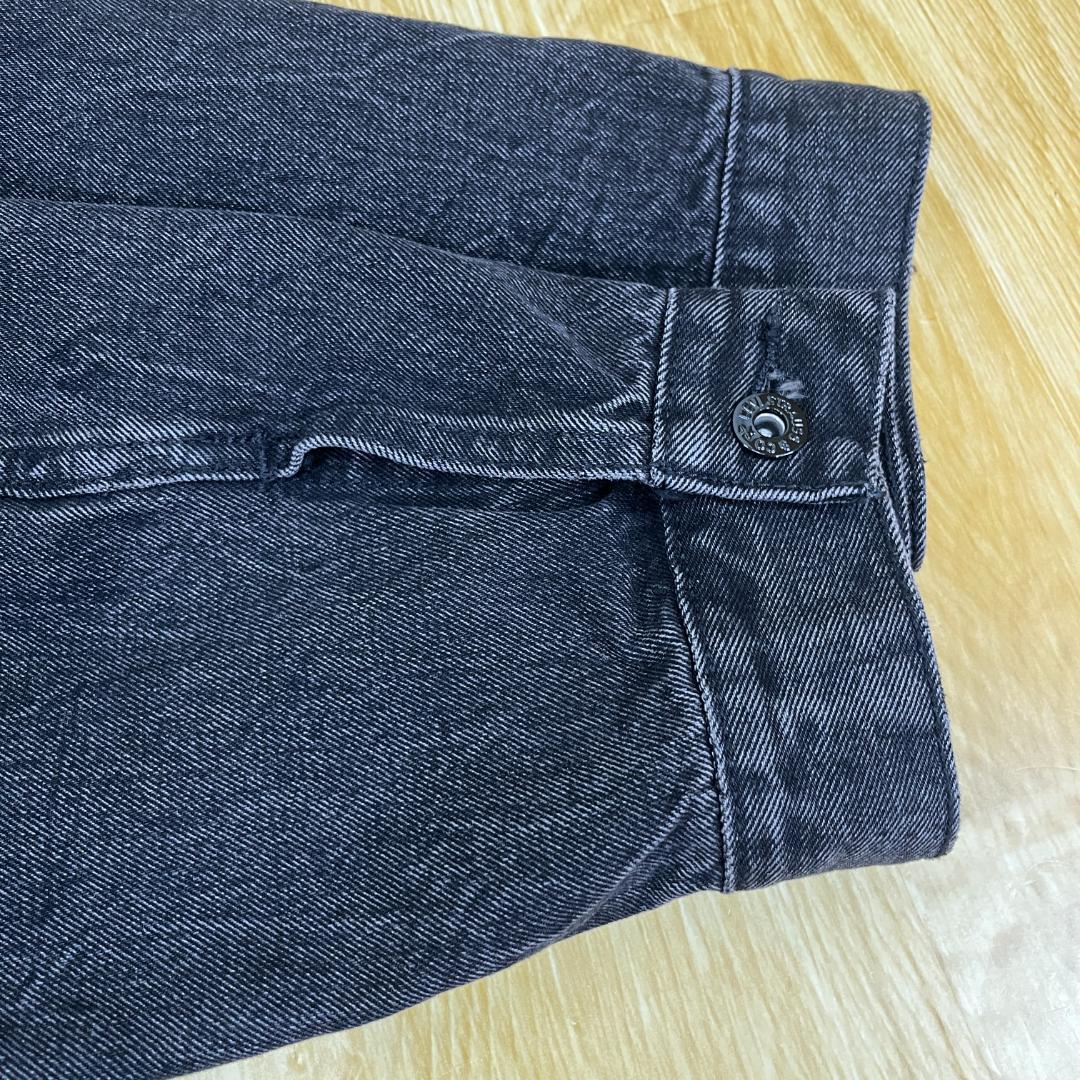 リーバイス✕エディフィス 別注タイプ１トラッカージャケット(ブラック/ＸＸＬ)